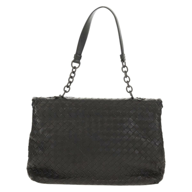 【日本直送】BOTTEGA VENETA INTRECCIATO 手提包皮革黑色正品 160056V-1