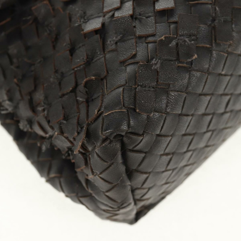 【日本直送】BOTTEGA VENETA INTRECCIATO 手提包皮革黑色正品 160056V-7