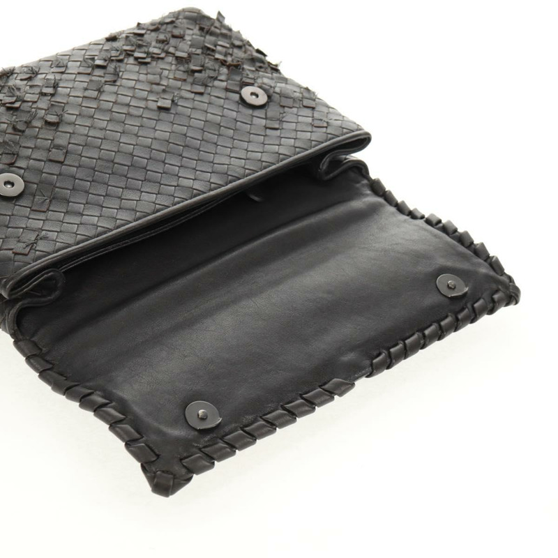 【日本直送】BOTTEGA VENETA INTRECCIATO 手提包皮革黑色正品 160056V-8