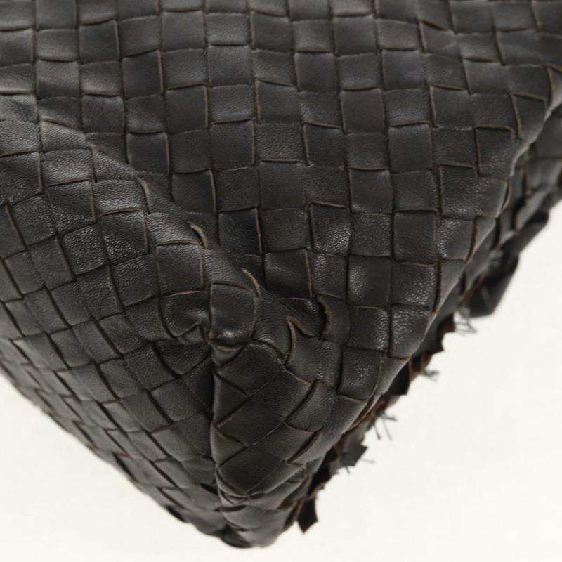 【日本直送】BOTTEGA VENETA INTRECCIATO 手提包皮革黑色正品 160056V-16