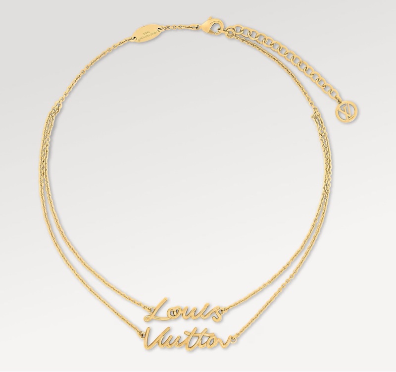 LV 全新 Script 項鍊 M03263-1
