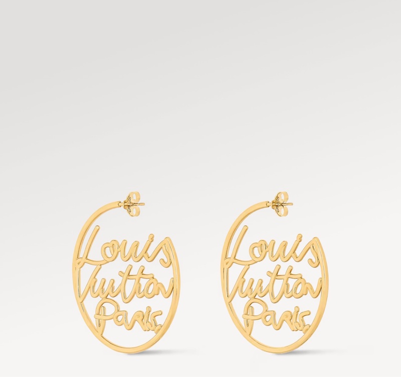 LV 全新 Script 耳環 M03239-2