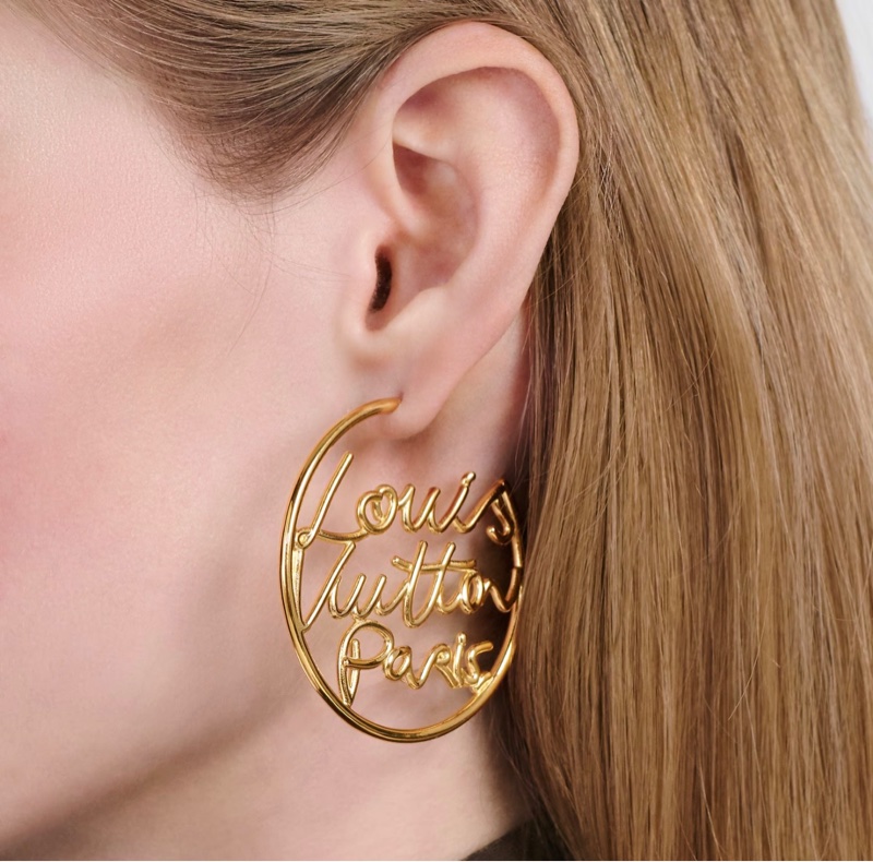 LV 全新 Script 耳環 M03239-4