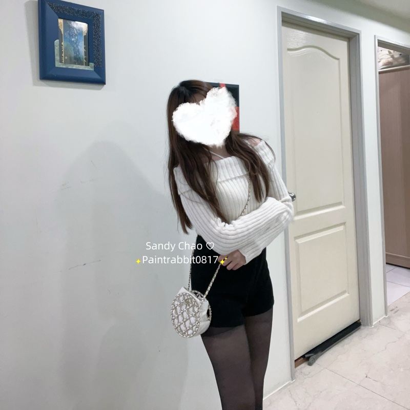 ෆ Chanel 白金穿皮鏈圓餅盒子包 小廢包-1