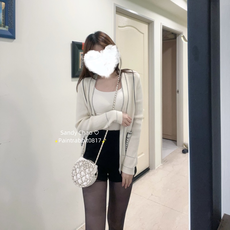 ෆ Chanel 白金穿皮鏈圓餅盒子包 小廢包-6