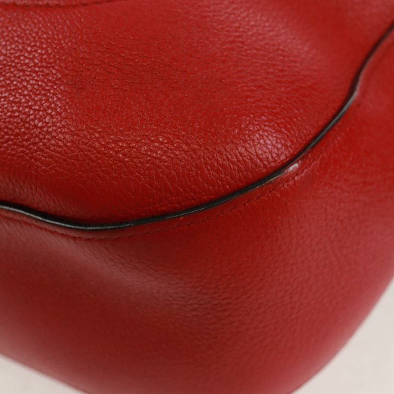 【日本直送】PRADA 紅色金色皮革肩背包，正品編號 159088V-15