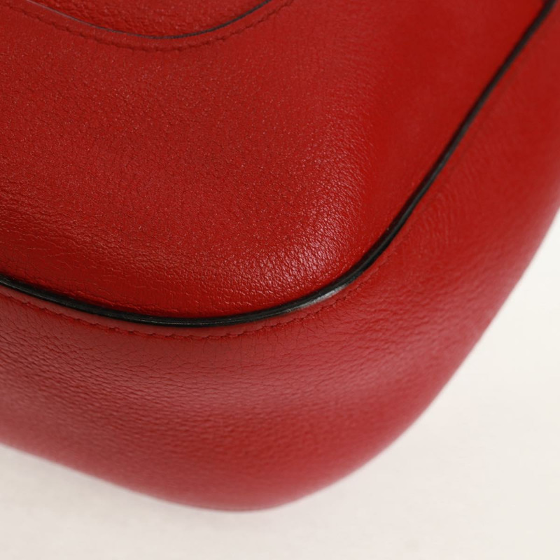 【日本直送】PRADA 紅色金色皮革肩背包，正品編號 159088V-17