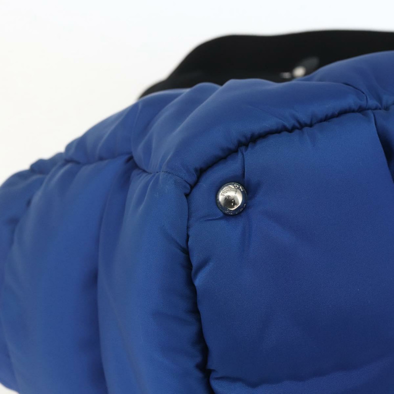 【日本直送】PRADA 波士頓包 尼龍 2way 藍色 銀色 正品 159437SAV-15