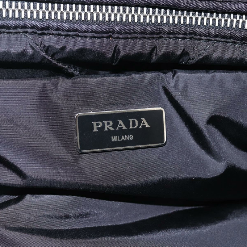 【日本直送】PRADA 波士頓包 尼龍 2way 藍色 銀色 正品 159437SAV-20