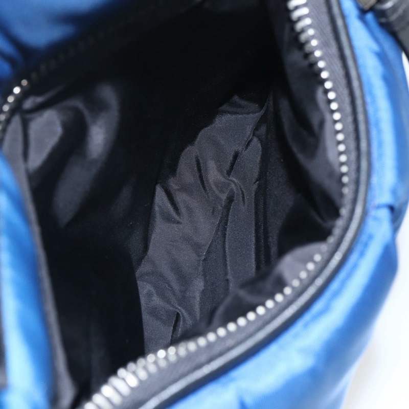 【日本直送】PRADA 波士頓包 尼龍 2way 藍色 銀色 正品 159437SAV-28