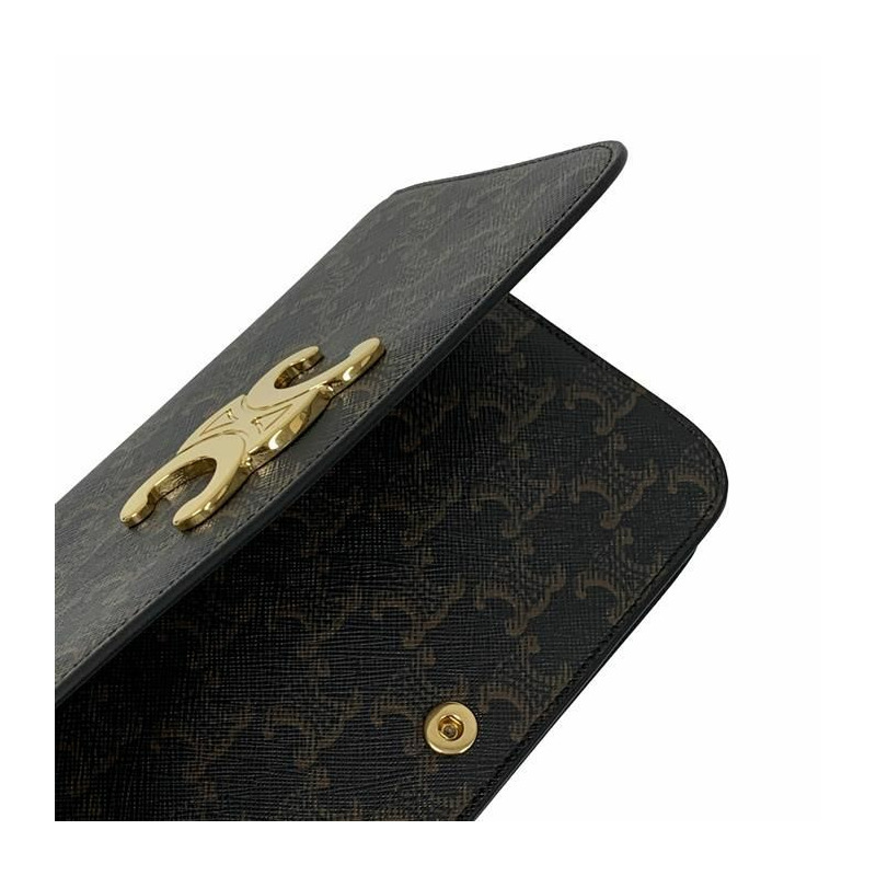 CELINE Triope Logo 多功能鏈條肩帶包 25FW 10L972DQB-6