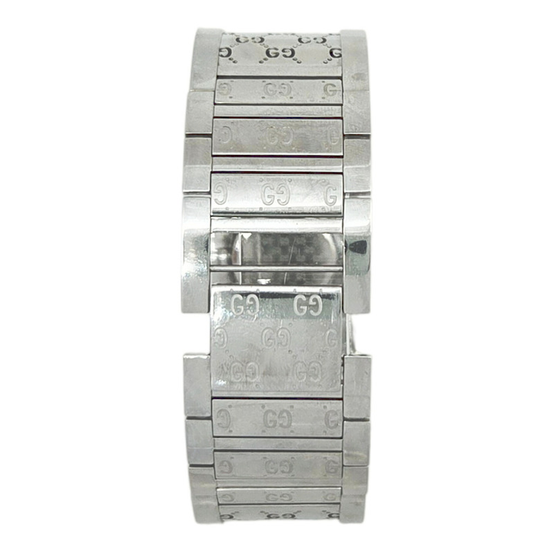 GUCCI Toile系列手環腕錶，不鏽鋼材質，型號YA112501，石英機芯，棕色錶盤，女錶-4