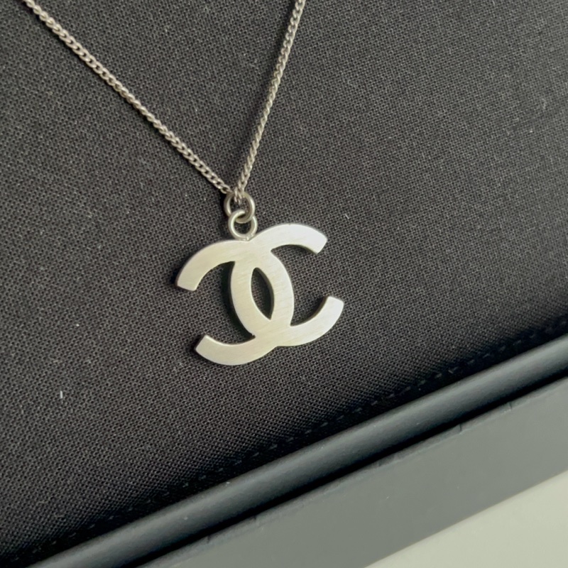 Chanel 經典雙C項鍊（銀色）-7