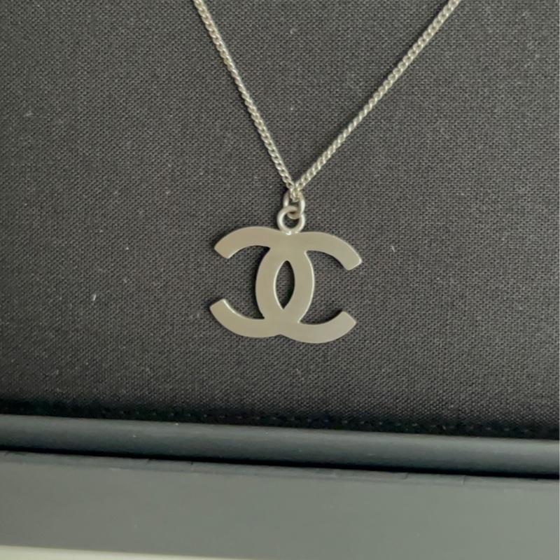 Chanel 經典雙C項鍊（銀色）-8