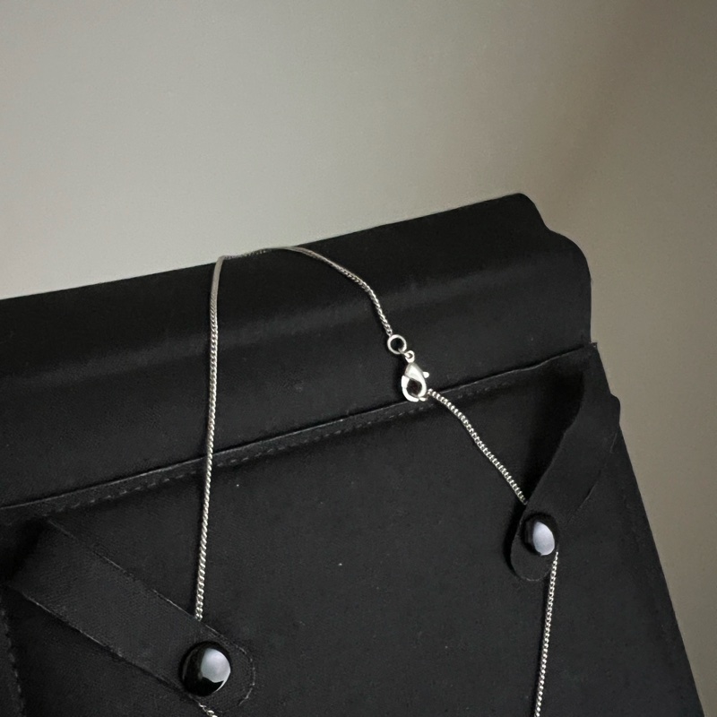 Chanel 經典雙C項鍊（銀色）-11