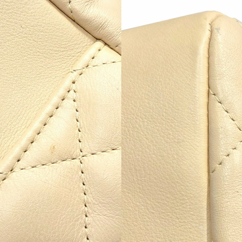 香奈兒保齡球包 Cambon 系列 米色 黑色 A25171 女士單肩包-6