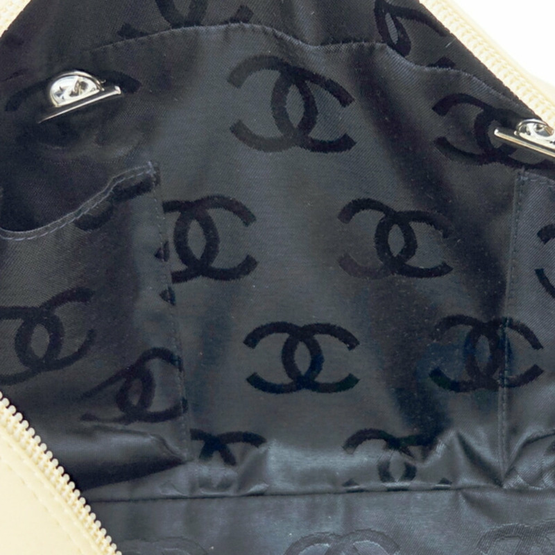 香奈兒保齡球包 Cambon 系列 米色 黑色 A25171 女士單肩包-12