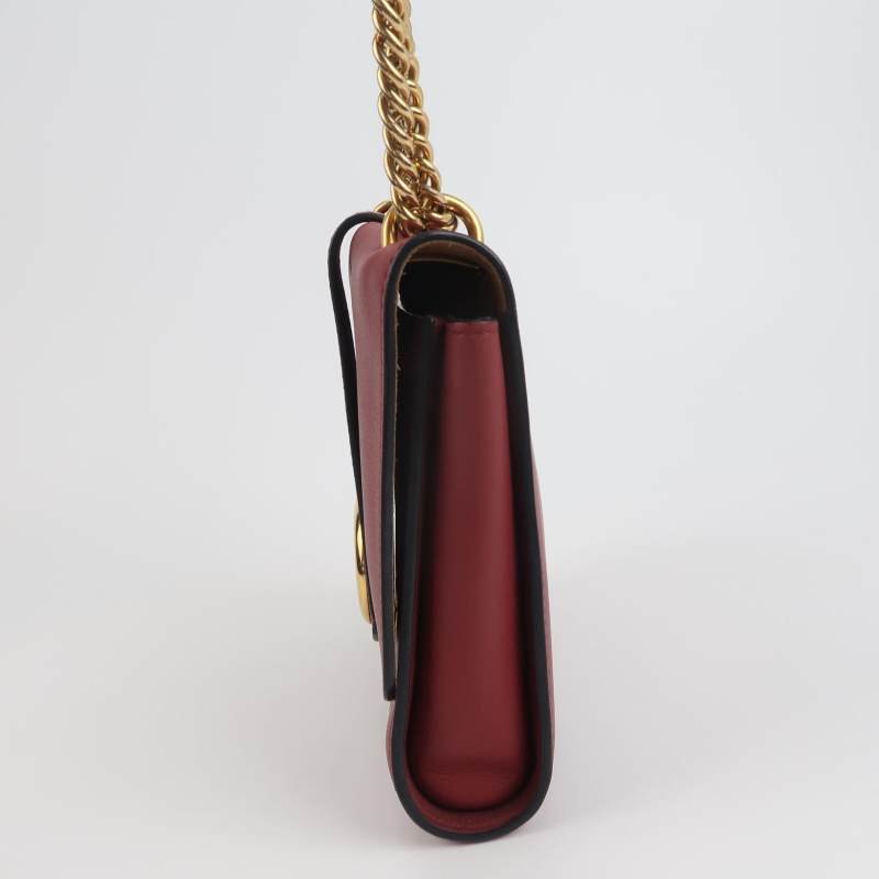 Burberry牛皮純色字母Logo斜挎包單肩包-2