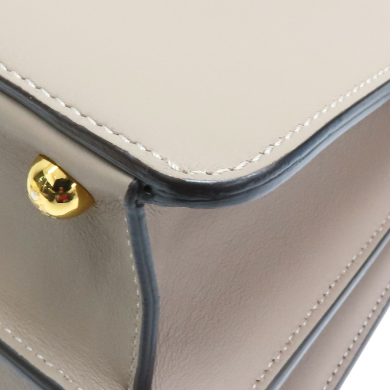 咖灰色 羊皮 Peekaboo ISeeU Medium 兩用包【FENDI 芬迪】 8BN321-12