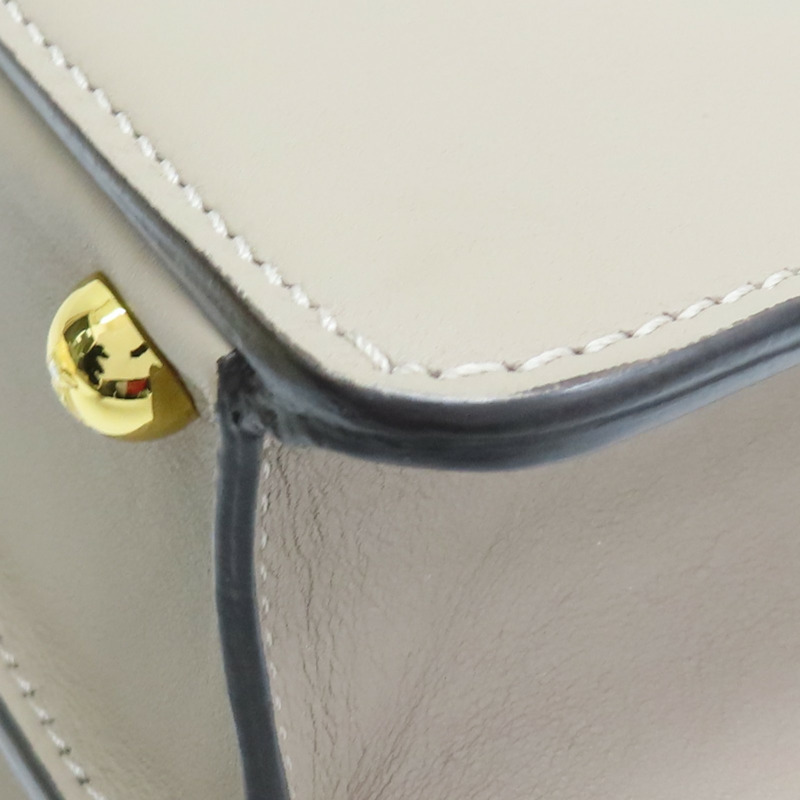 咖灰色 羊皮 Peekaboo ISeeU Medium 兩用包【FENDI 芬迪】 8BN321-14