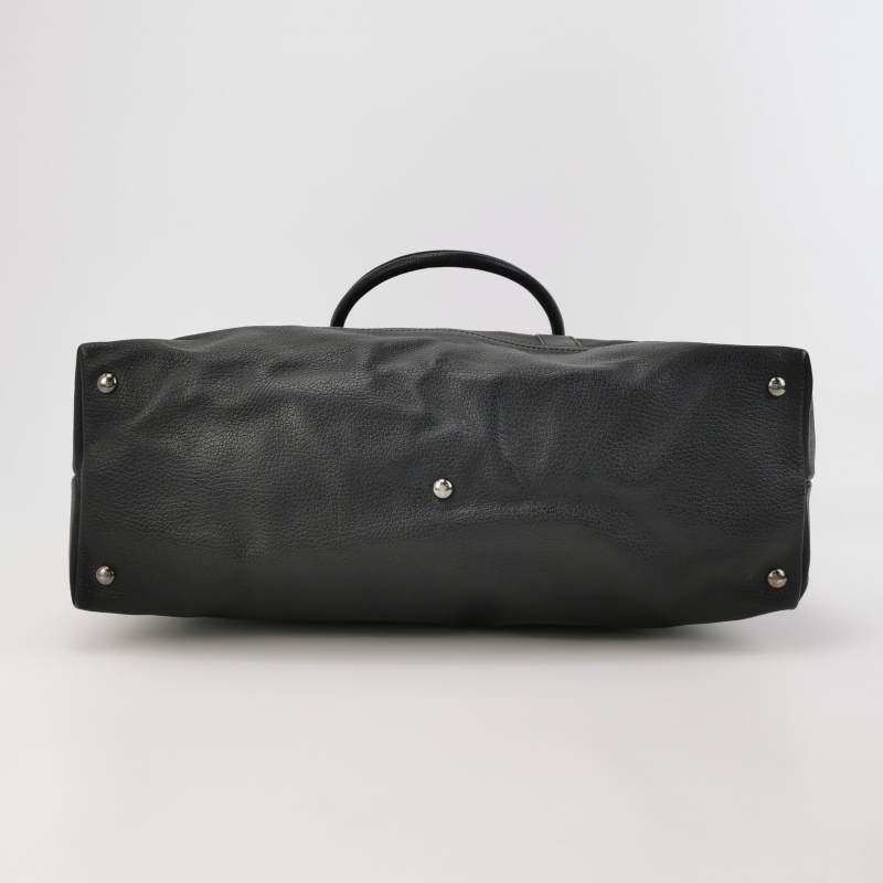 Gucci牛皮帆布雙G老花拉鏈單肩包-5