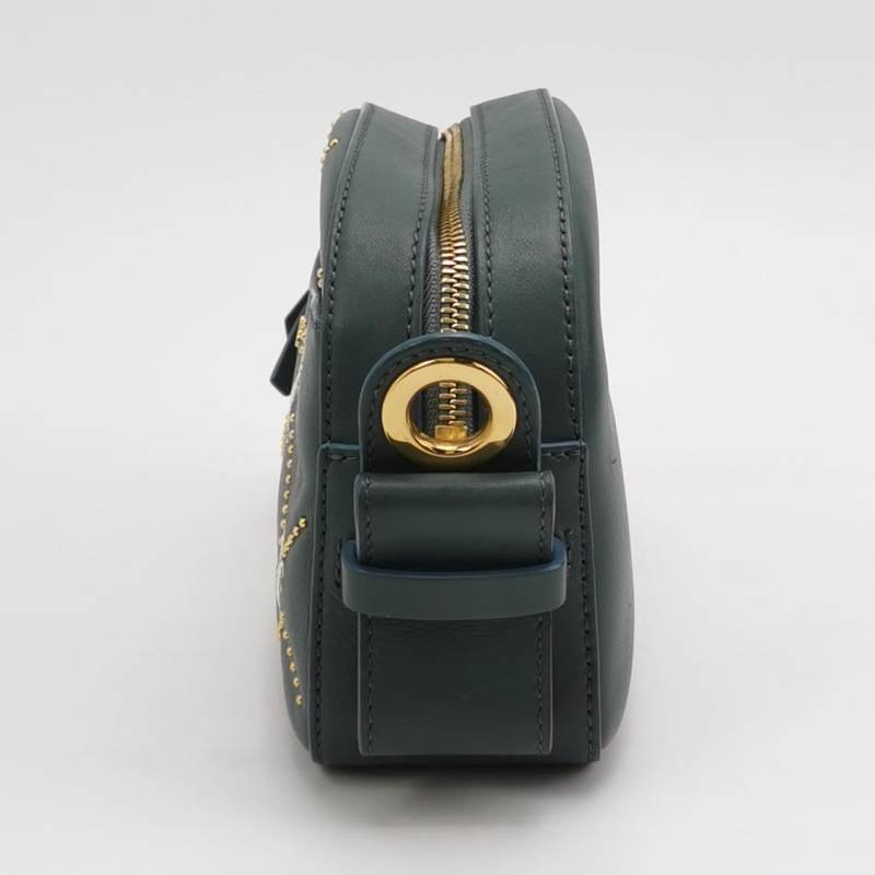 Chloe牛皮字母logo小馬圖案斜挎包單肩包-2