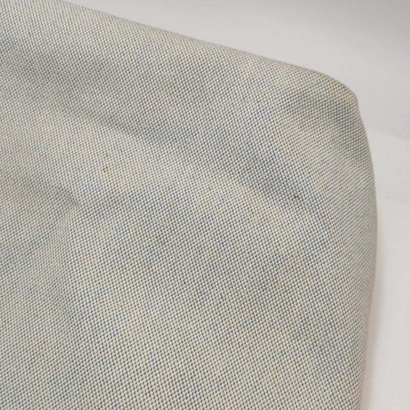 Hermes Jardinier單肩包Clemence(TC)牛皮帆布銀扣75牛仔藍米白色-18