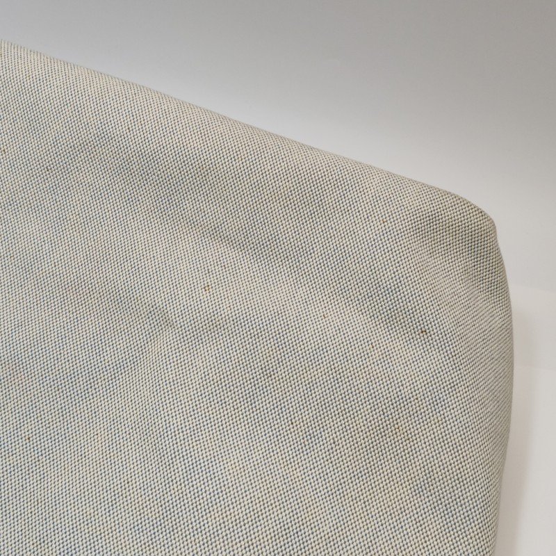 Hermes Jardinier單肩包Clemence(TC)牛皮帆布銀扣75牛仔藍米白色-20