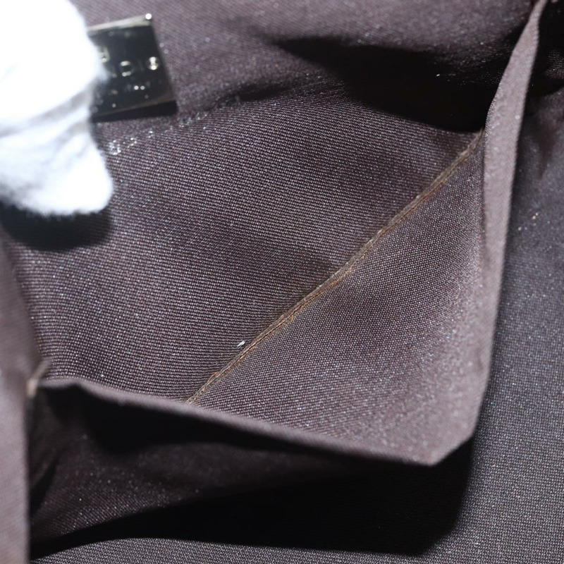 【日本直送】FENDI Zucca帆布Mamma Baguette手袋 棕色/黑色 正品 159303V-20