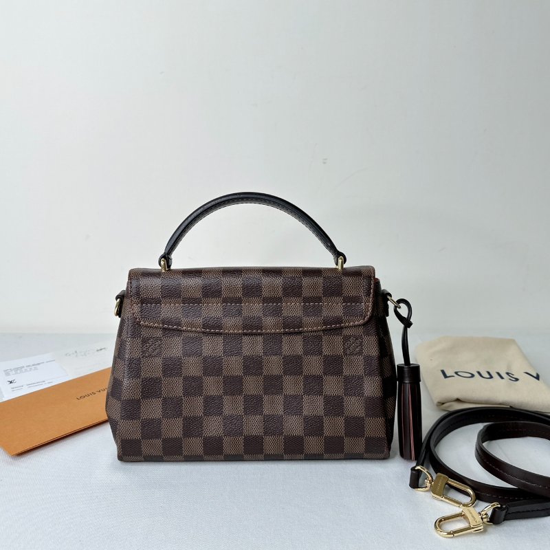 LV Croisette棋盤格手提斜背包-1