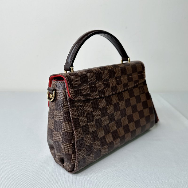 LV Croisette棋盤格手提斜背包-5