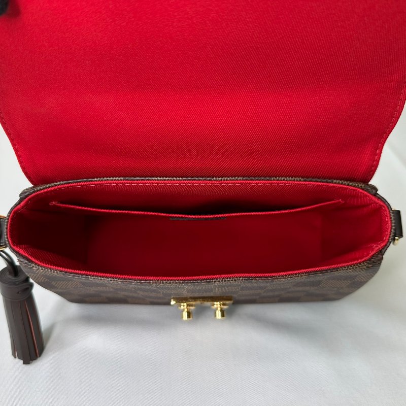 LV Croisette棋盤格手提斜背包-7