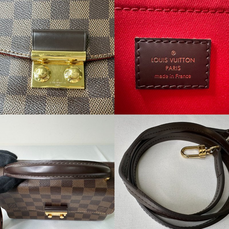 LV Croisette棋盤格手提斜背包-8