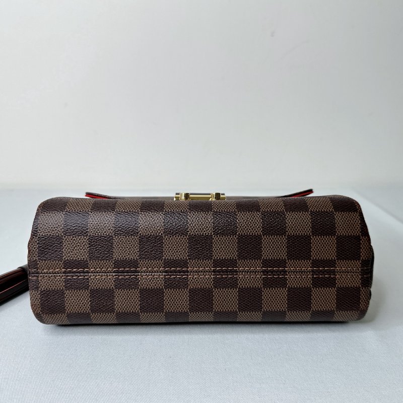 LV Croisette棋盤格手提斜背包-9