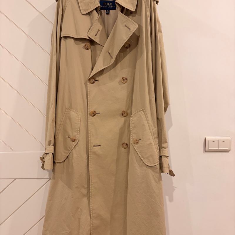 Polo Ralph Lauren男長版防風大衣-0