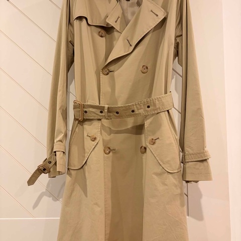 Polo Ralph Lauren男長版大衣風衣外套