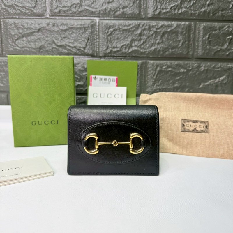 GUCCI 1955系列卡包式短夾-0