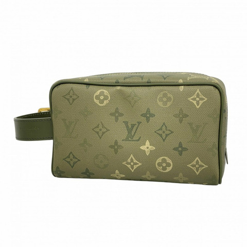 路易威登 Monogram Surplus Dopp Kit 手提包 M26963 卡其綠色 男士