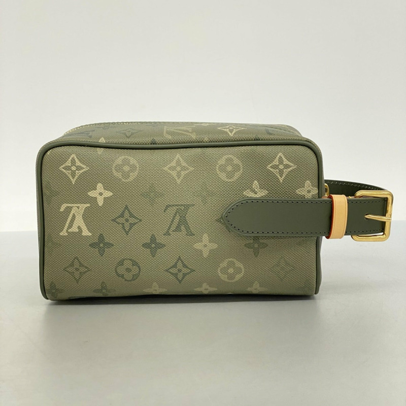 路易威登 Monogram Surplus Dopp Kit 手提包 M26963 卡其綠色 男士-7