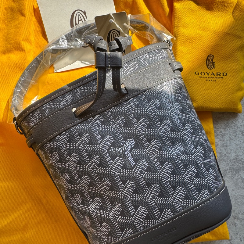 Goyard mini 水桶 小水桶 灰-0