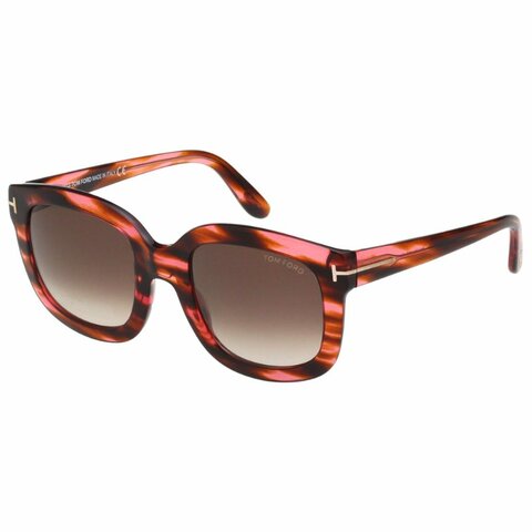 TOM FORD太陽眼鏡(透明紅豹紋色)