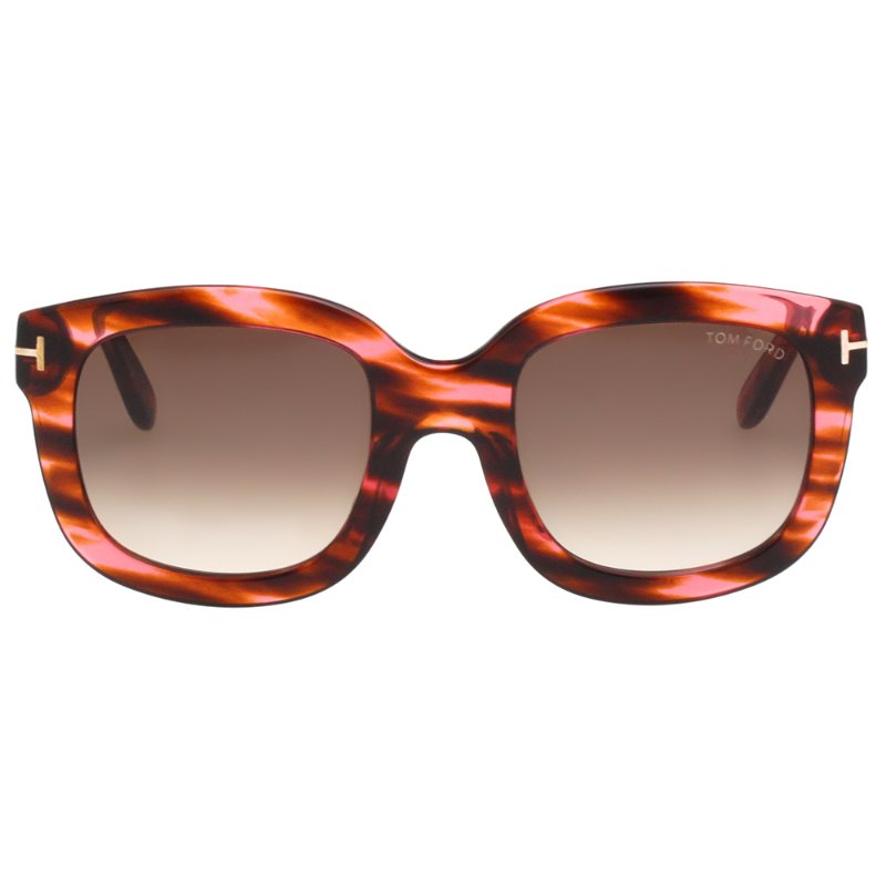 TOM FORD太陽眼鏡(透明紅豹紋色)-3