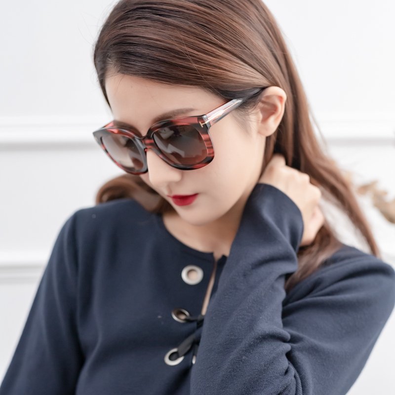 TOM FORD太陽眼鏡(透明紅豹紋色)-4