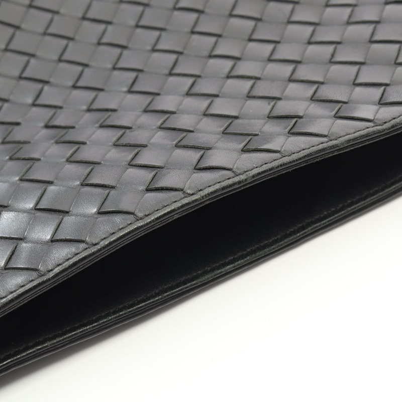 BOTTEGA VENETA Intrecciato 小號斜背包 276357 皮革 黑色-6