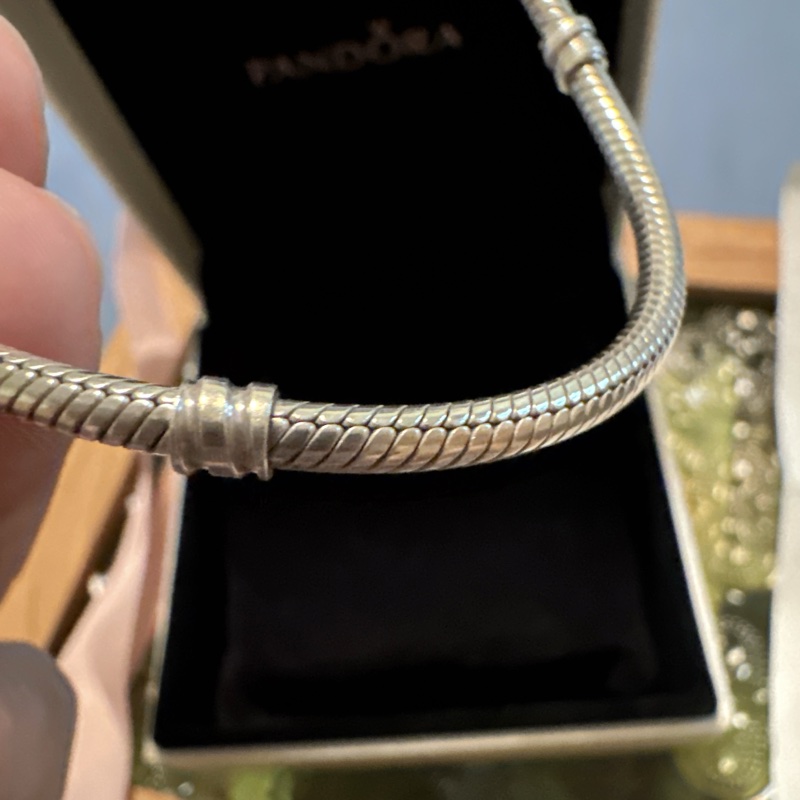 PANDORA 590702HV-19 蛇鍊手鍊（漢神本館店購入）-3