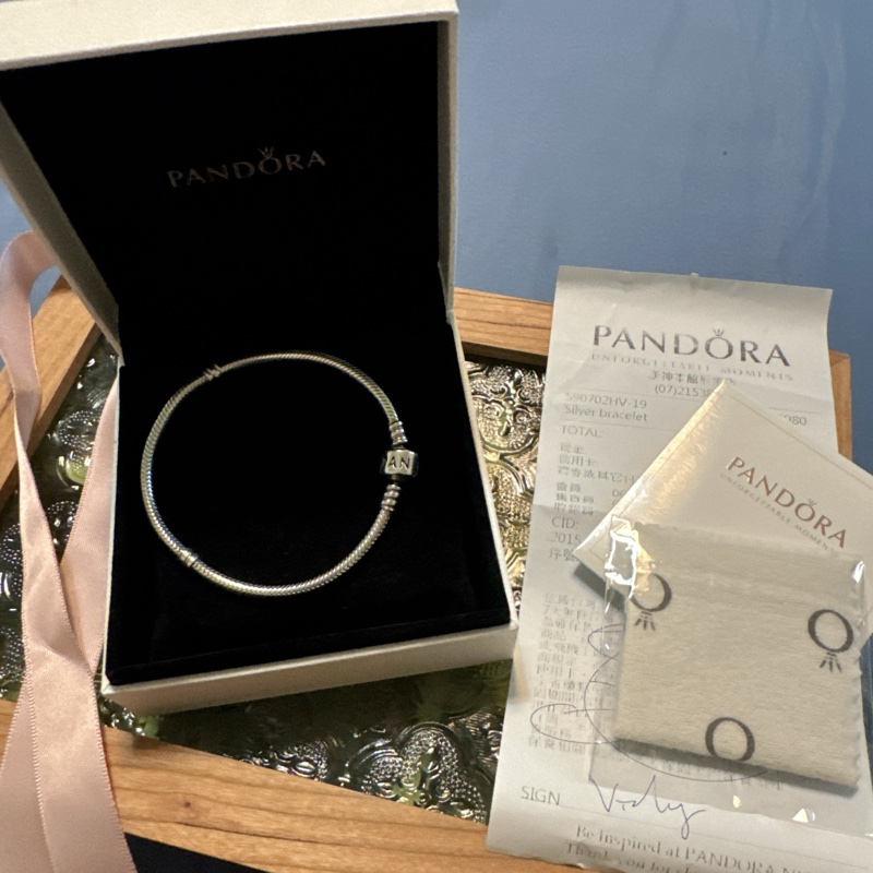 PANDORA 590702HV-19 蛇鍊手鍊（漢神本館店購入）-4
