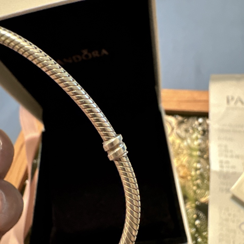 PANDORA 590702HV-19 蛇鍊手鍊（漢神本館店購入）-16