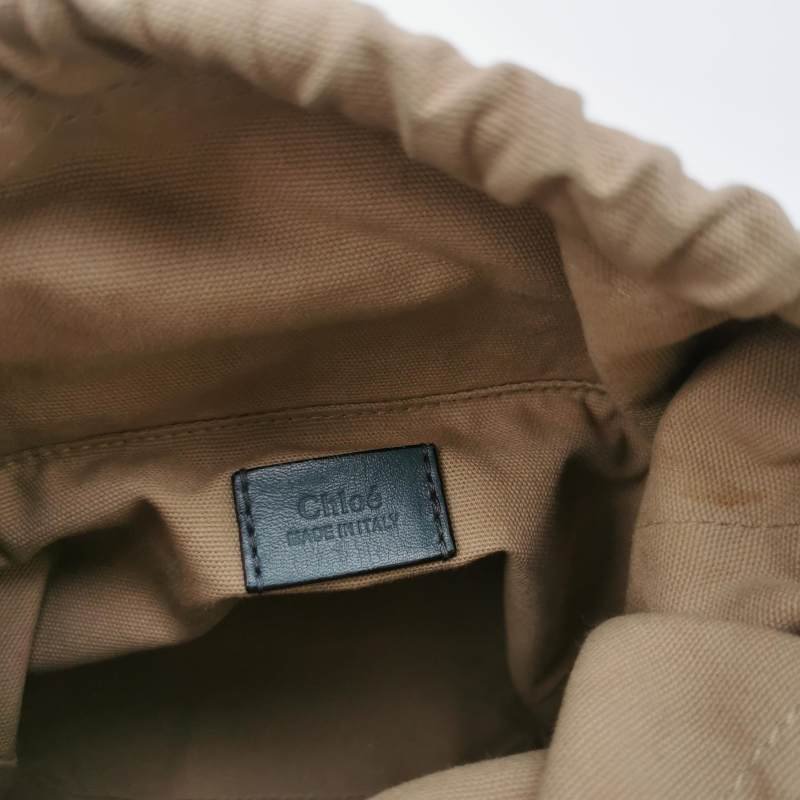 Chloe Roy 小號牛皮拼色小馬圖案穿孔圓環斜挎包單肩包-7