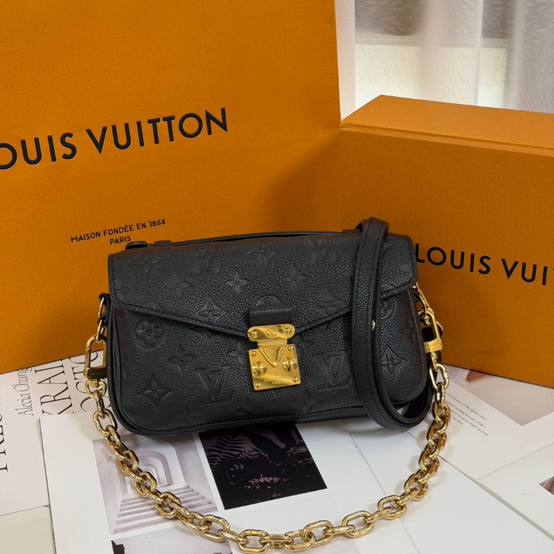 LOUIS VUITTON Pochette metis east west郵差包 - 黑-0
