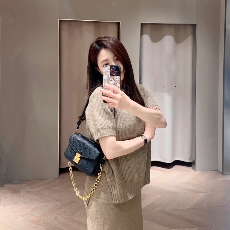 LOUIS VUITTON Pochette metis east west郵差包 - 黑-1